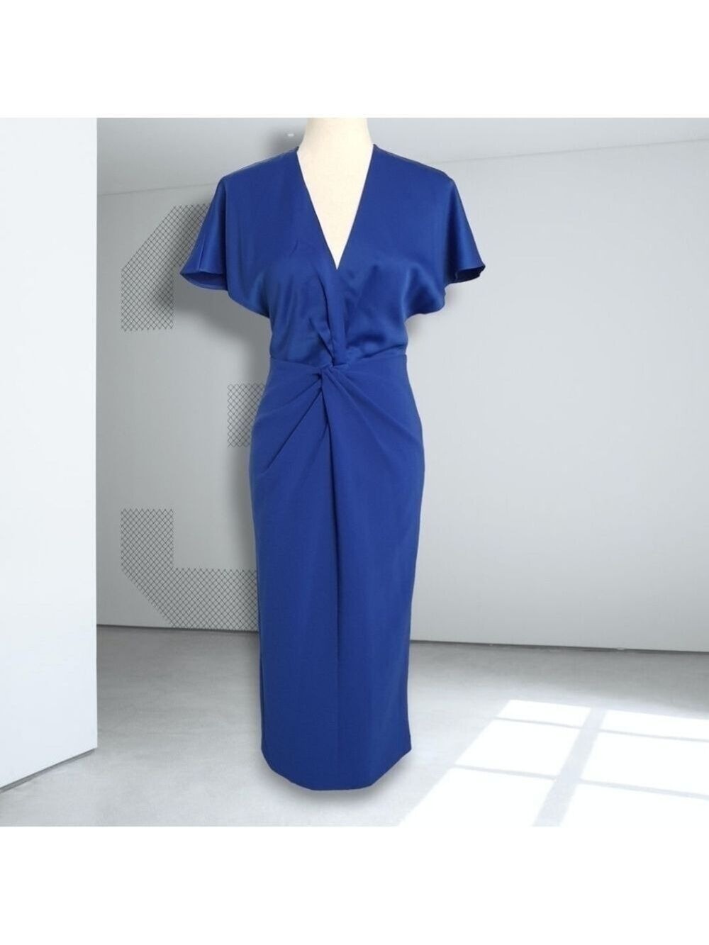 Ted Baker London Ellame Dolman Short Sleeve Midi Dress Ted Size 1 = US 4